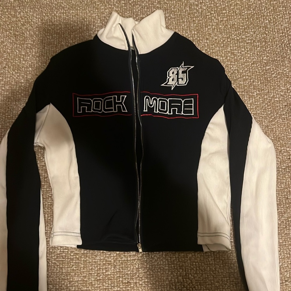 Vintage Rock More navy/white zip up jacket